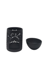 Load image into Gallery viewer, Lace Wax Burner - Black