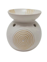 Load image into Gallery viewer, Round Wax Burner - White