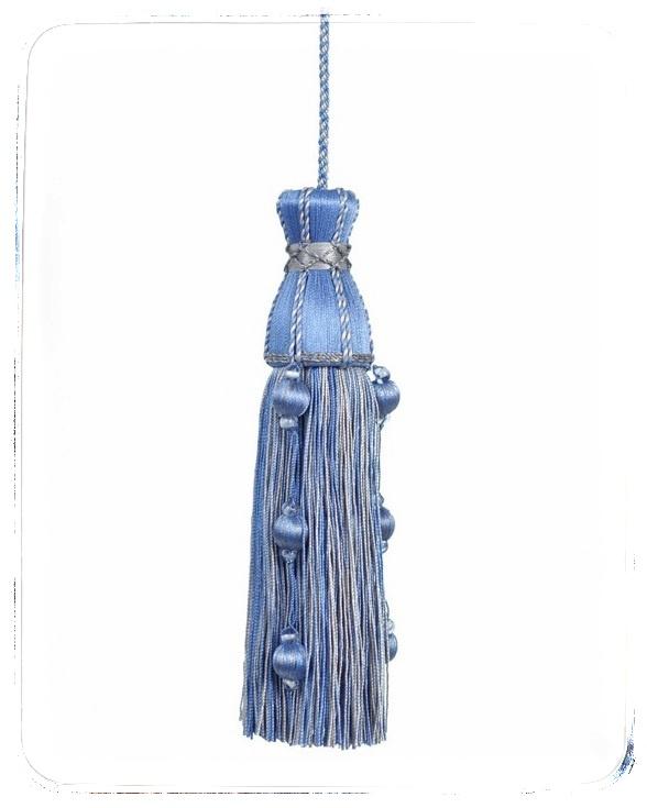 Amelie Blue key tassel